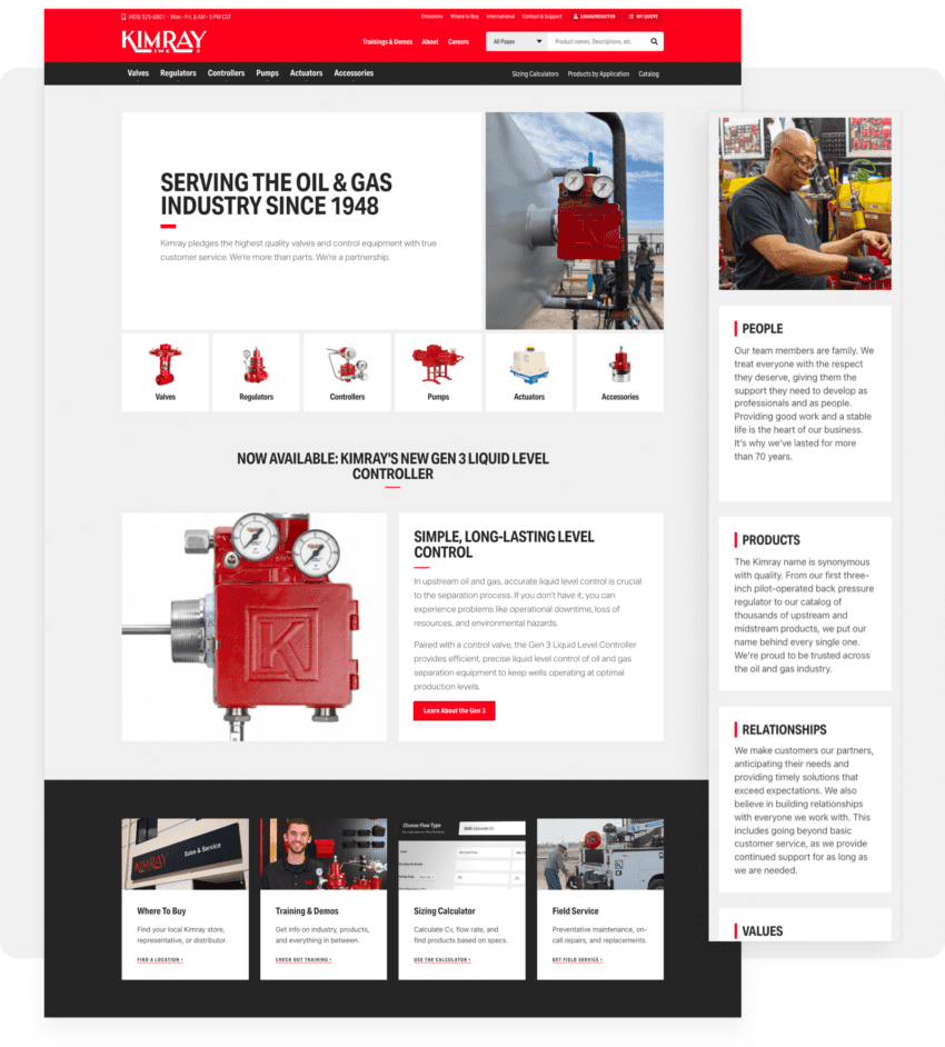 桌面移动抓图Kimray网站