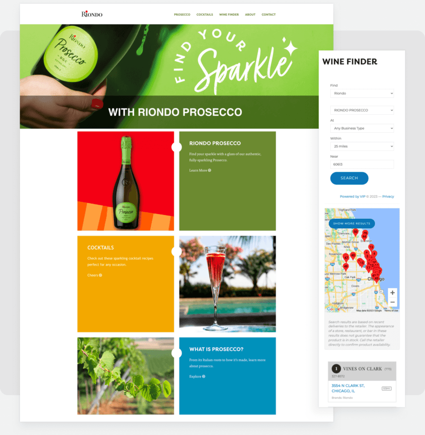 Riondo网站桌面移动抓图