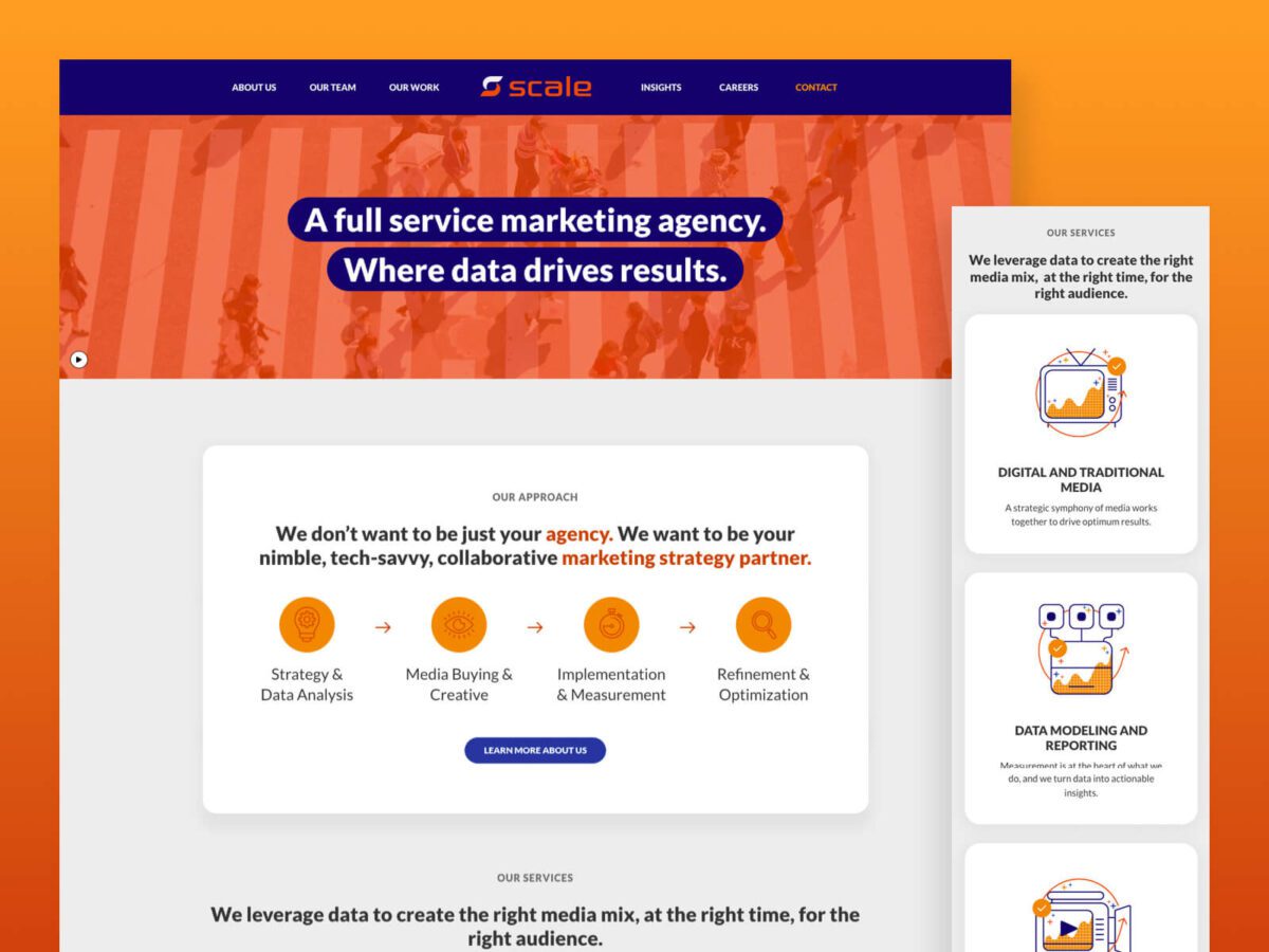 桌面移动营销网站设计